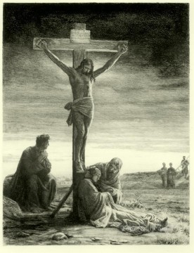 Crucifixión de Cristo Carl Heinrich Bloch Pinturas al óleo
